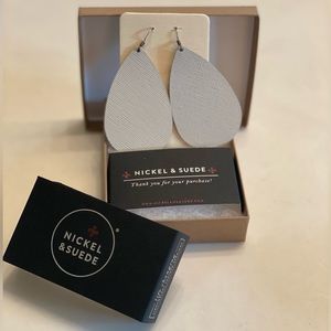 Brand new Nickel & Suede brand earrings.